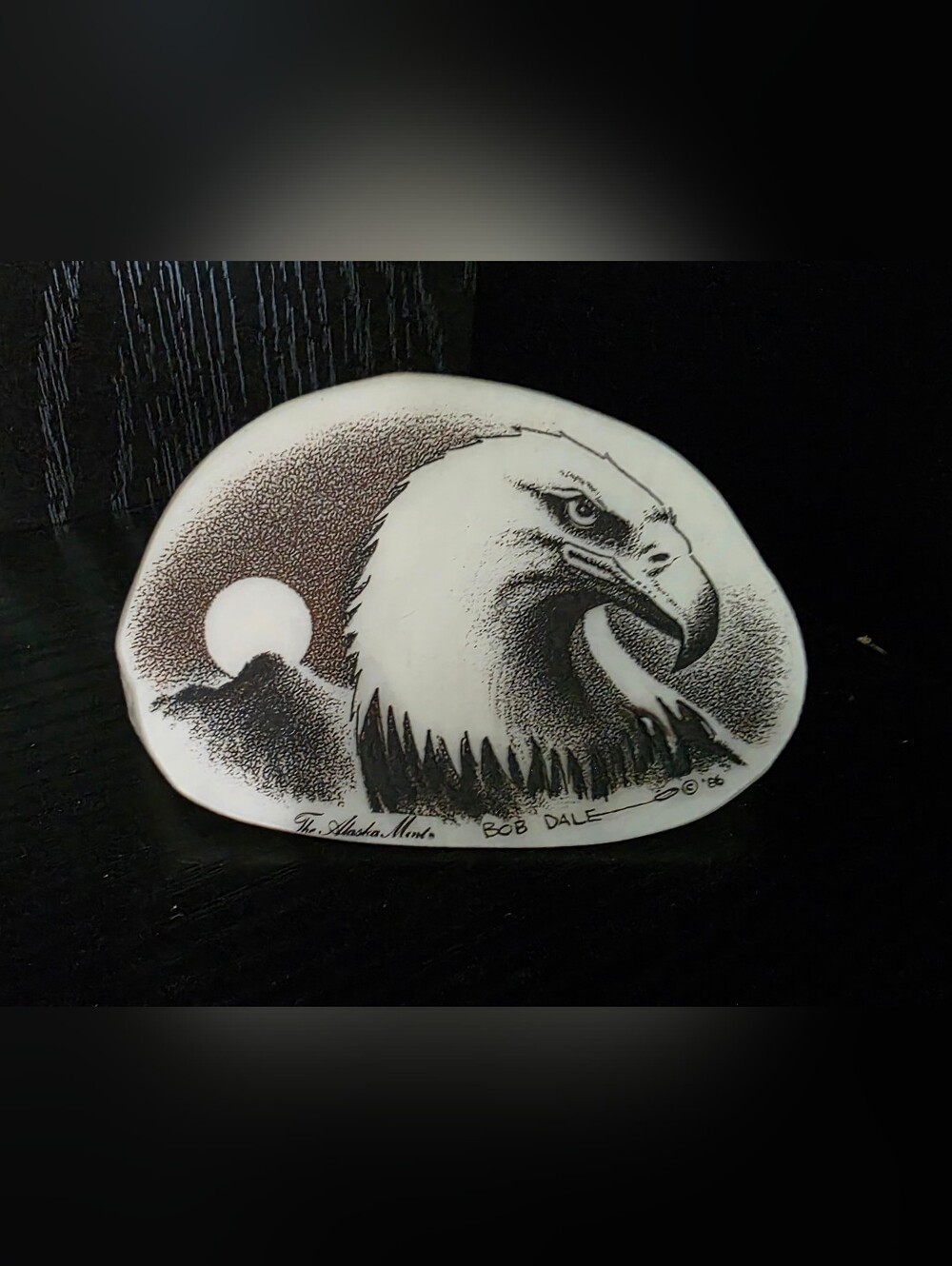Bob Dale Eagle Rock Art- Black & White